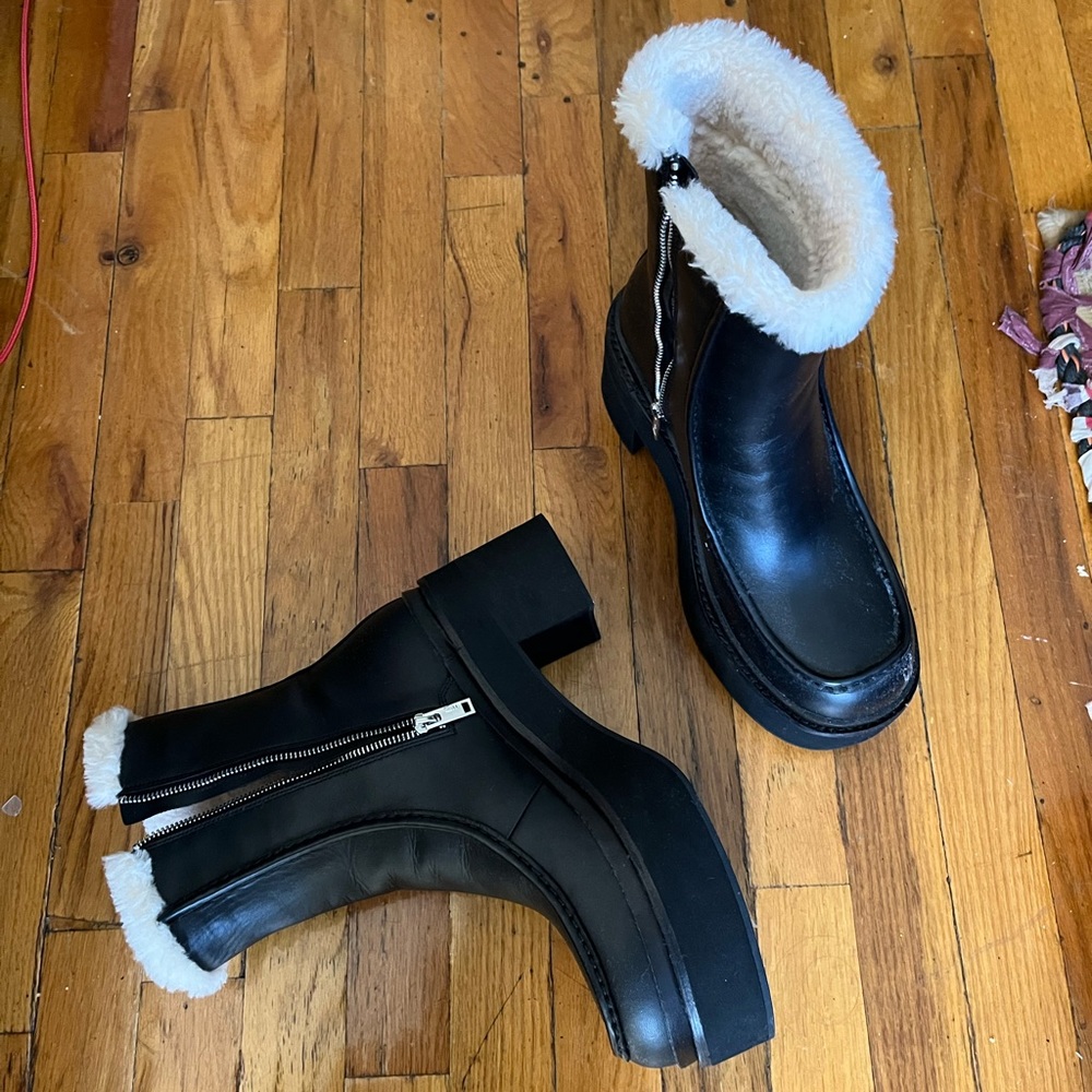 Ugg x Opening Ceremony Leather Shearling Boots